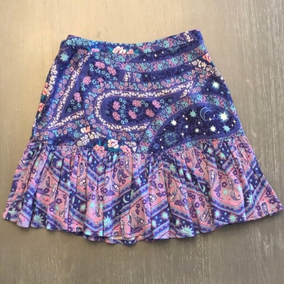 Spell & The Gypsy City Lights Mini Skirt - Picture 2 of 12